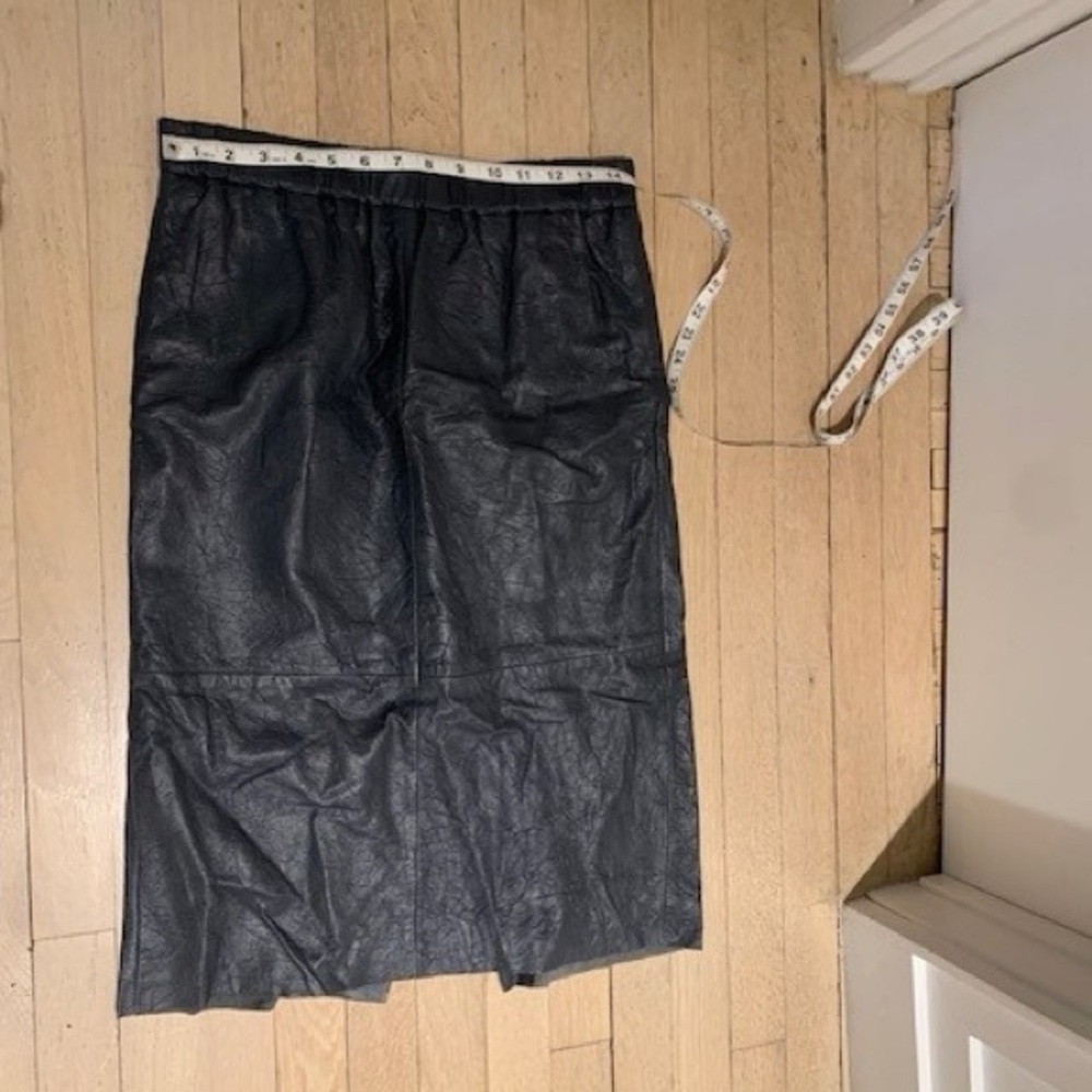 COS Blue/Grey Leather Top and Skirt - Picture 10 of 14